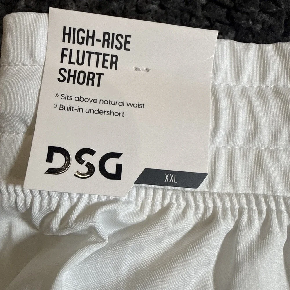 DSG High-Rise Flutter Short Women's Size XXL Brand New With Tags Pickleball Golf